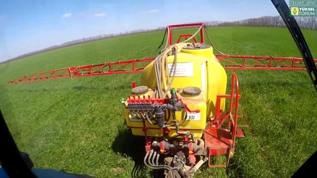 Обработка озимой пшеницы гербицидом, реактором, карбамидом, экстрой смотреть онлайн