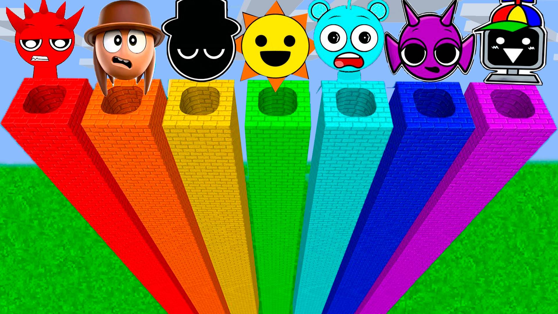 ВЫБЕРИ НЕОБЫЧНЫЕ ДЛИННЫЕ ИСПЫТАНИЯ ВСЕ ВИДЫ СПРУНКОВ В МАЙНКРАФТ смотреть онлайн