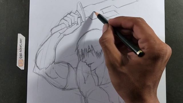 How to Draw Toji Fushiguro - [Jujutsu Kaisen] смотреть онлайн