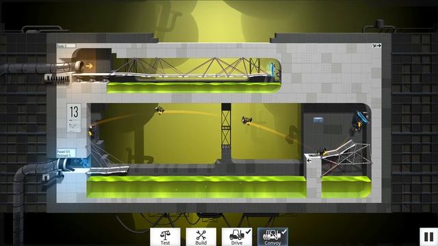 Bridge Constructor Portal - Level 13 смотреть онлайн
