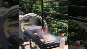 Как приготовить пиццу на мангале за 5 минут