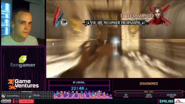 SGDQ2021 - Dishonored от lurven за 34:34 (официальный русскоязычный ре смотреть онлайн