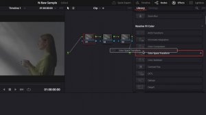 Как настроить цветопередачу Nikon N-RAW с помощью N-log в DaVinci Resolve