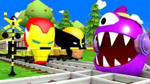 Новая эпическая гонка с трюками в GTA 5 для автогонщиков "Поезд человека-паука"