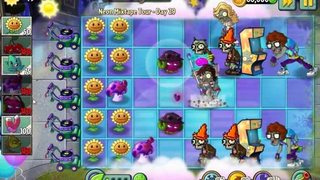 Zombies 2, Plants vs. Zombies 2 - Neon Mixtape Tour day 29 смотреть онлайн