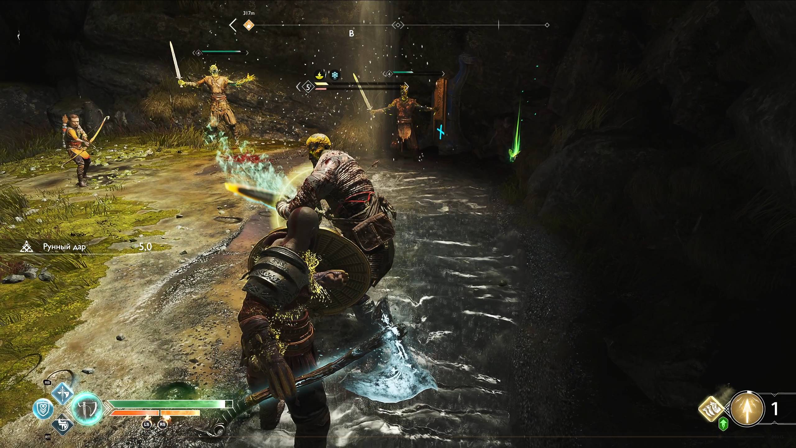 Год оф вар 4 (сложность бог войны)