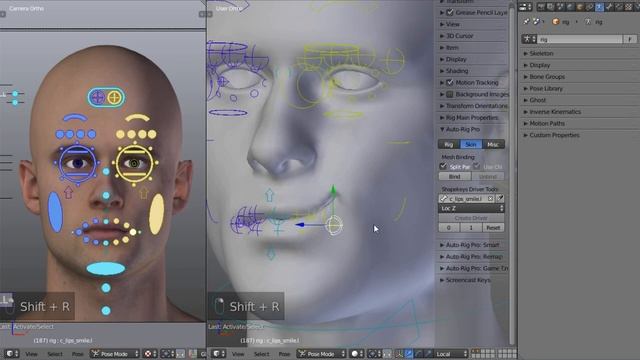 Auto-Rig Pro: Facial Rig [v3.20 - Blender 2.79] смотреть онлайн