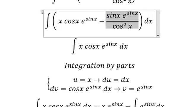 National University of Engineering: Integral ∫ (e^sinx ( x cos^3 x-sinx ))/cos^2 x dx - Parts смотреть онлайн