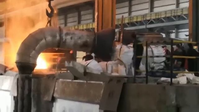 Shanghai electrical Machinery Group 20t 12000KW melting furnace hot commissioning in iran today смотреть онлайн