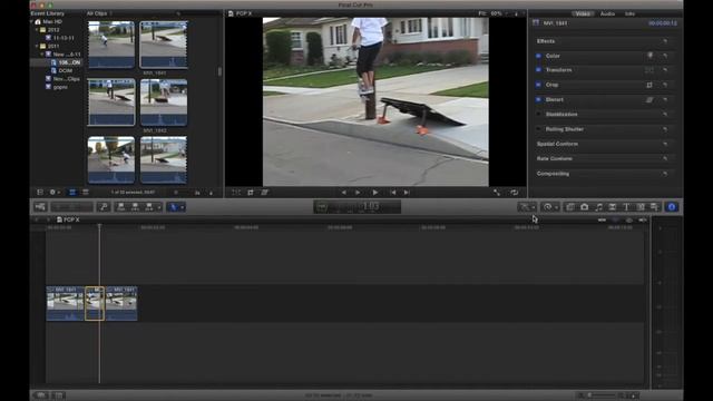 Final Cut Pro X Tutorial (Optical Flow Slow-Motion) смотреть онлайн