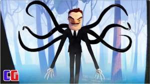 ПРИВЕТ СОСЕД СТАЛ СЛЕНДЕРМЕНОМ и ОХОТИТСЯ ЗА МНОЙ! Мод в игре Hello neighbor ОТ cool games