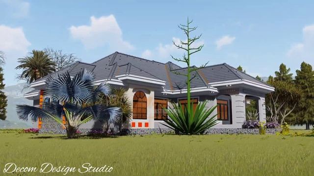 Simple FOUR BEDROOM BUNGALOW (Plot size 50ft by 100ft) смотреть онлайн
