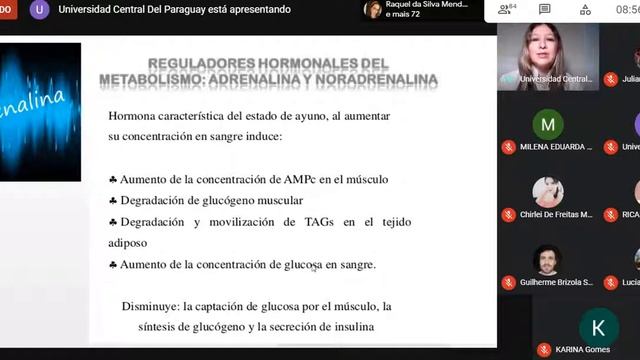 bioquimica II - regulacion metabolica (17.11.20) смотреть онлайн