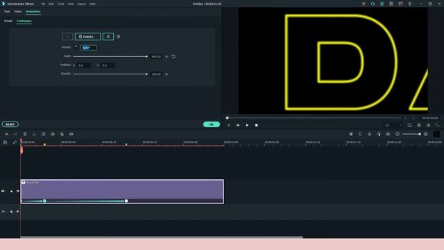 Echo Text Effect Filmora X -  Filmora X Tutorial