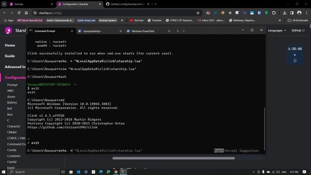 Customizing Your Shell: Windows CMD, PowerShell, and Linux Bash/Fish with Starship смотреть онлайн