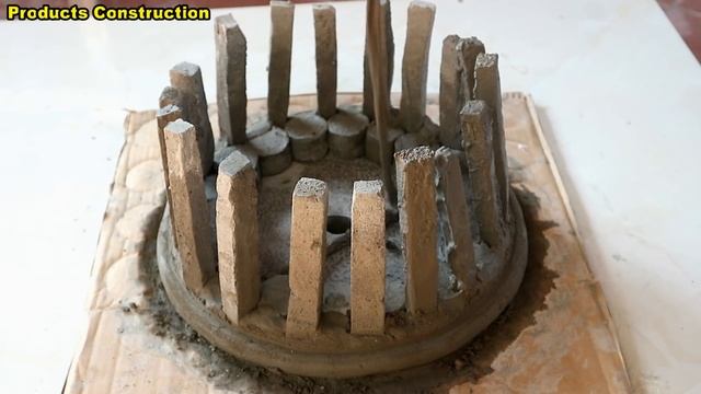 Projects Cement craft - How to make Cement pots like fence - Fancy Ideas For garden смотреть онлайн
