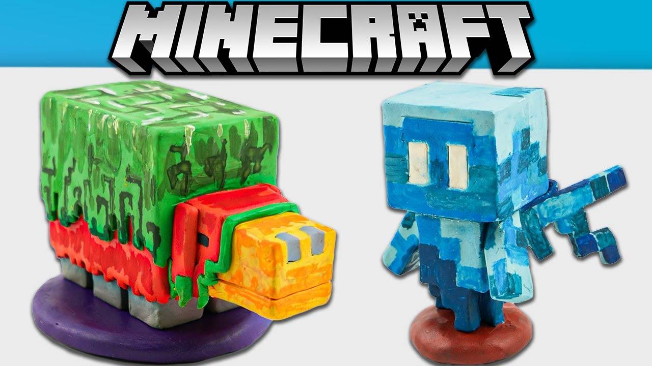 Лепим Майнкрафт из Пластилина! Нюхач, Эллей смотреть онлайн