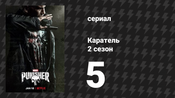 Каратель 2 сезон 5 серия «Одноглазый валет» (сериал, 2017)