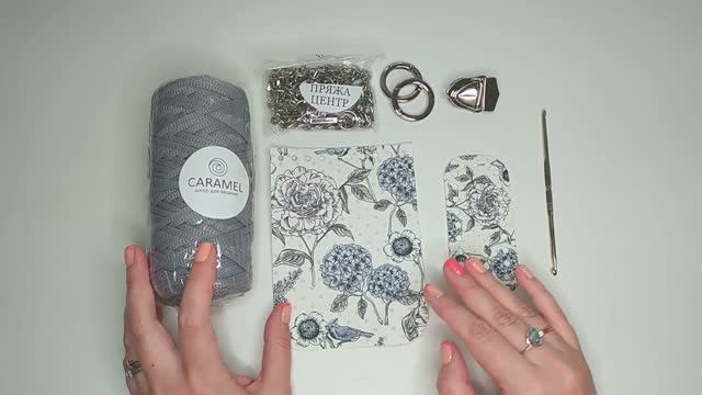 Сумка из полиэфирного шнура мастер класс. Вязание крючком смотреть онлайн