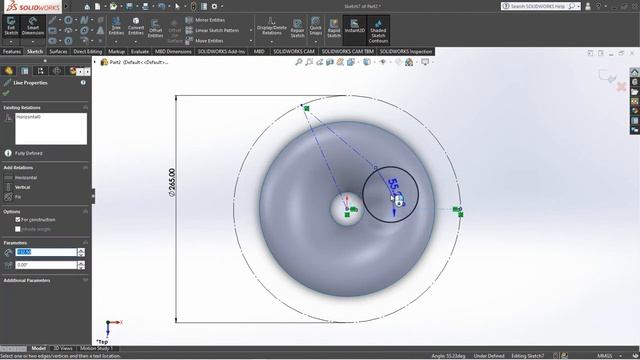 Car Rim 3D model in Solidworks смотреть онлайн