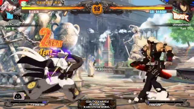 guilty gear revelator raven vs sol badguy - ultimatelimit44 смотреть онлайн