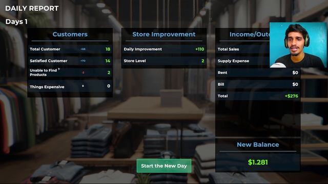 I OPEND MY OWN - Clothing store simulator! смотреть онлайн