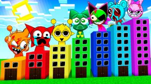 ВЫЖИВАНИЕ ВНУТРИ ВСЕХ НЕБОСКРЕБ ОТЕЛЬ ПОРТАЛ СПРУНКИ В МАЙНКРАФТ! ХОРРОР СПРАНКИ SPRUNKI MINECRAFT