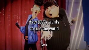 Despicable Me 4 (2024) -Everybody Wants to Rule the World (Lyrics)