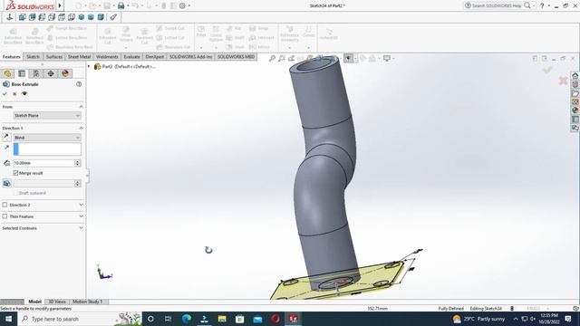 3D CAD MODEL- SOLIDWORKS FOR PRACTICE. EXERCISE #91 смотреть онлайн