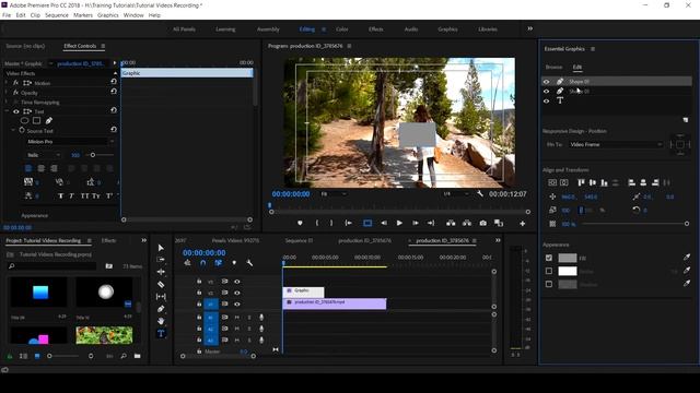 ADOBE PREMIERE PRO TUTORIAL- ESSENTIAL GRAPHICS PANEL