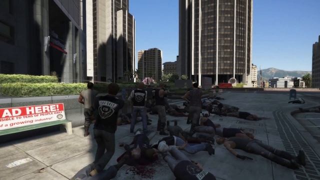 GTA 5 NPC Wars 82 - Lost MC vs Security #npcwars смотреть онлайн