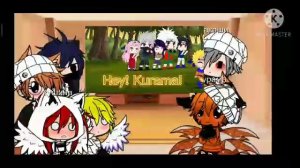 Реакция родителей наруто +7команда и курама