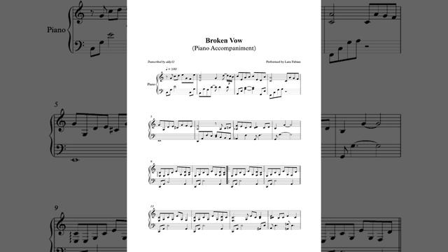 Broken Vow (Piano Accompaniment) - Lara Fabian смотреть онлайн