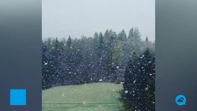 First major snowfall in central and southern Europe смотреть онлайн