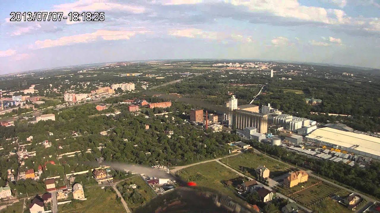 Полет по FPV над окрестностями Донецка смотреть онлайн