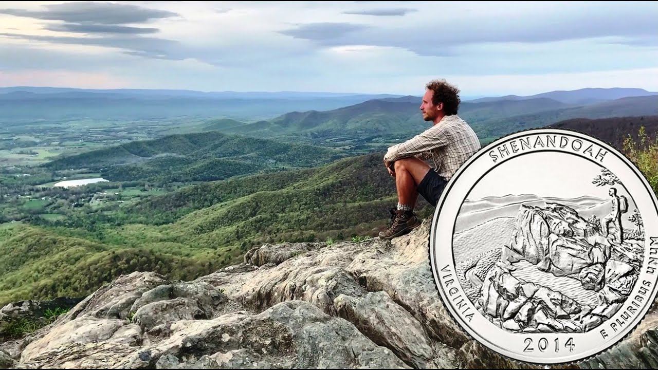 Путешествие в 22 парк США Shenandoah (Шенондоа) изображенный на 25 центах 2014 года смотреть онлайн