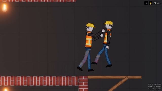 Builders fight each other In People Playground смотреть онлайн