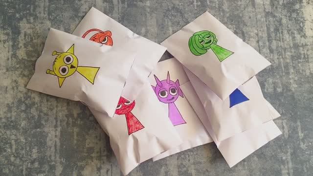 🌈 Sprunki DIY 🌈 Спрунки распаковка Incredibox 🌈 Детский | ASMR