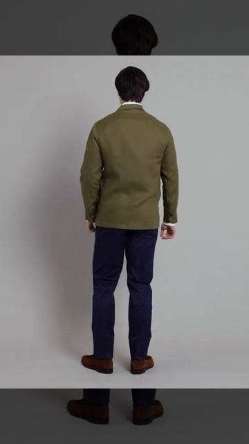 Teba Jacket - Olive Linen смотреть онлайн