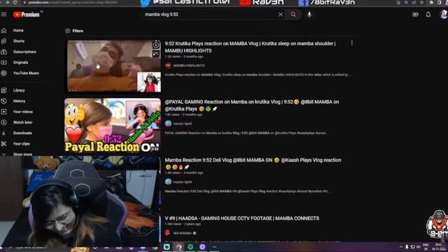 Raven React On Mamba Vlog 9:52 😂 Funny Reaction FT. Krutika 😂 смотреть онлайн
