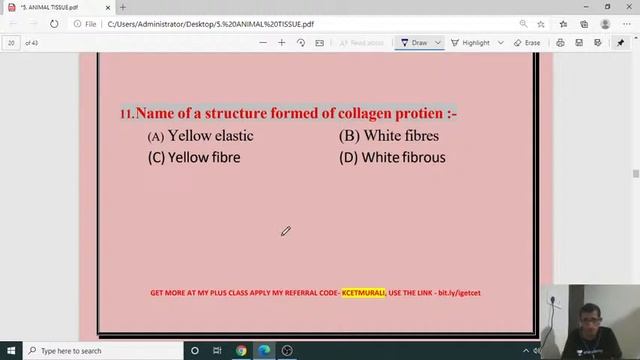 Unacademy KCET | KCET Biology | Animal Tissue | Crack KCET | Murali Sir смотреть онлайн