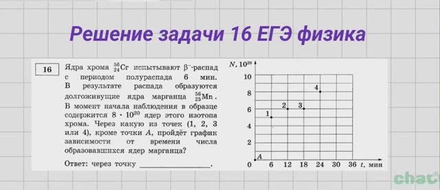 Решение задачи 16 ЕГЭ физика(1) смотреть онлайн