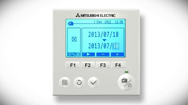 Mitsubishi Electric Ecodan FTC5 - Using the holiday mode