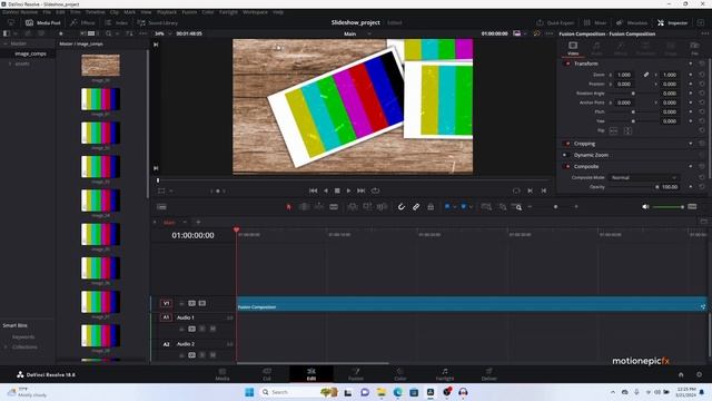 Elegant 3D Gallery Slideshow - Davinci Resolve Template смотреть онлайн