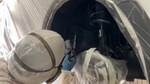 Обработка днища антикором Хавал Джолион