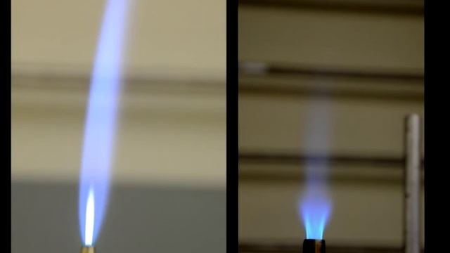 Premixed Flame with Oxygen vs Air смотреть онлайн
