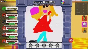 ИГРАЕМ в рисовалку в DRAW TOWER RACE в Roblox