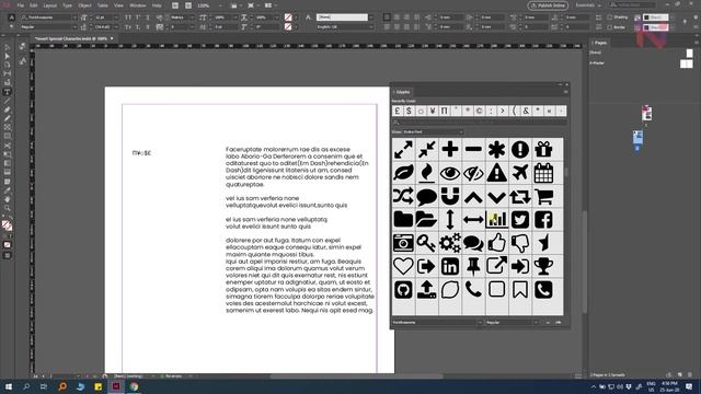 Adobe InDesign Bangla Tutorial 2020 | Text Anatomy | Insert Special Character | Part-4 смотреть онлайн