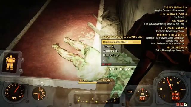 Fallout 76 Legendary Suppressor's Bowie Knife 2 star смотреть онлайн