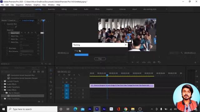 📹27 VE - Tracking Path-Hide face-Masking in premiere pro tutorial?|اردو/हिन्दीHow to do masking? смотреть онлайн